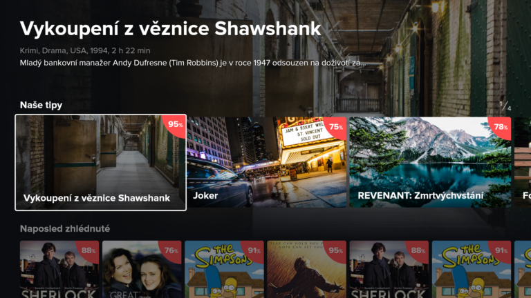 Ukázka aplikace NejPřipojení TV 2