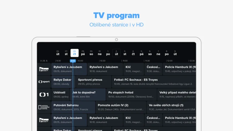 Ukázka aplikace NejPřipojení TV 8