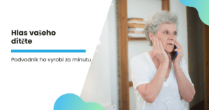 Hlas vašeho dítěte si podvodník vyrobí za minutu
